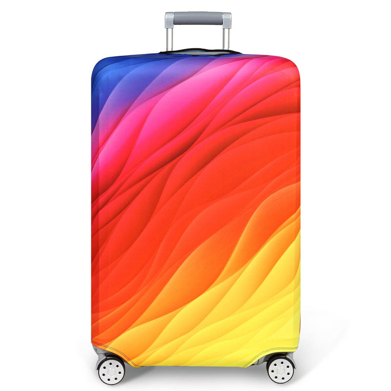 Luggage Cover Travel Suitcase Cover Protector,Gradient Marble Gold Foil  Point Luggage Covers for Suitcase Fits 26-28 Inch Luggage,Modern Abstract