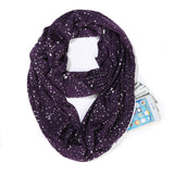 Infinite Galaxy™ Hidden Zipper Pocket Glitter Scarf