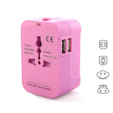 Travel Power Adapter and Charger with Dual USB Ports