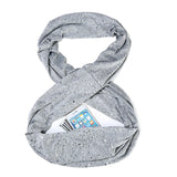 Infinite Galaxy™ Hidden Zipper Pocket Glitter Scarf