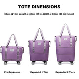 Multi-Way Expandable Travel Tote