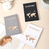 Gilded Vegan Leather Passport Cover And Luggage Tag