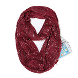 Infinite Galaxy™ Hidden Zipper Pocket Glitter Scarf