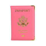 Embossed Vegan Leather Passport Cover With The Great Seal