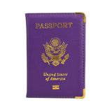 Embossed Vegan Leather Passport Cover With The Great Seal