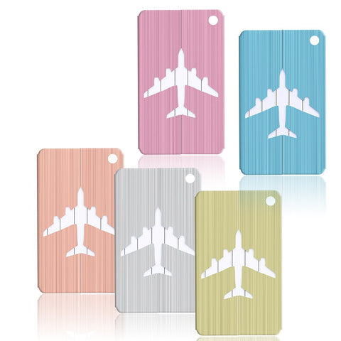 JETZ™ Premium Aluminum Airplane Luggage ID Tag